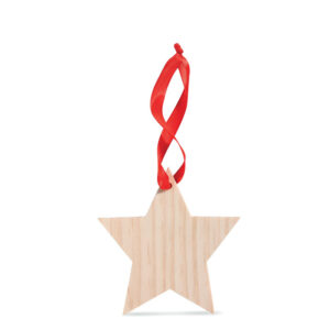 Stervormige houten hanger