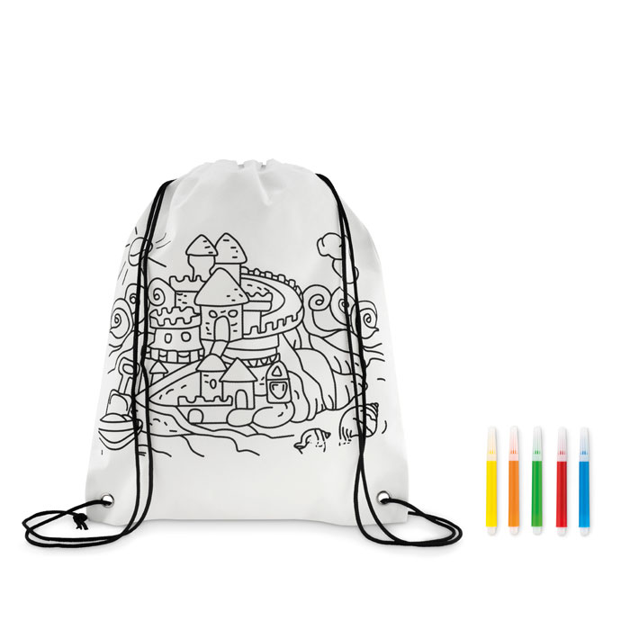 Gadget with logo Drawstring bag CARRYDRAW