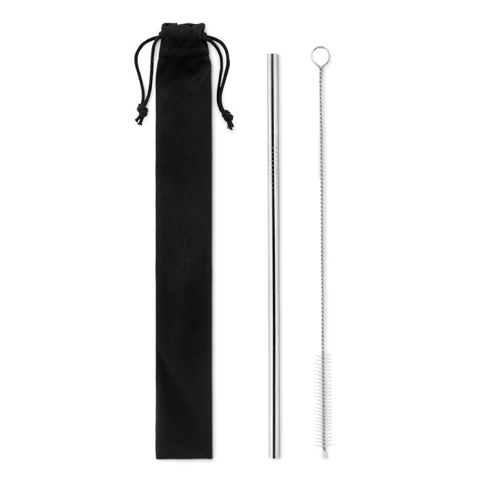 Gadget with logo Straw set COLD STRAW