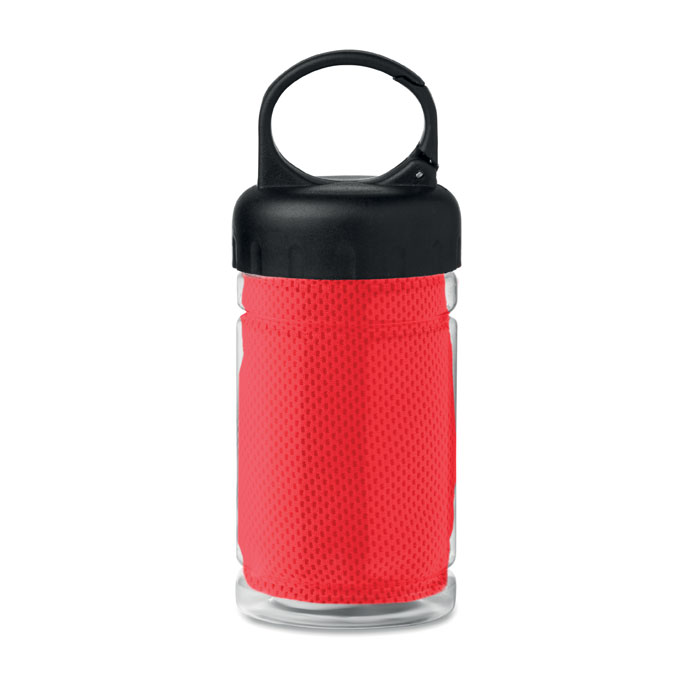 Cooling towel in PET bottle