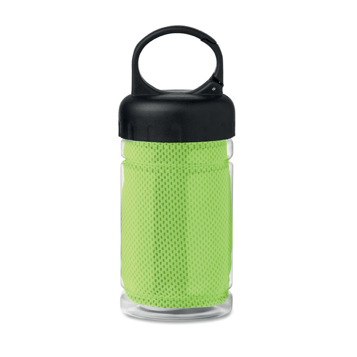 Cooling towel in PET bottle