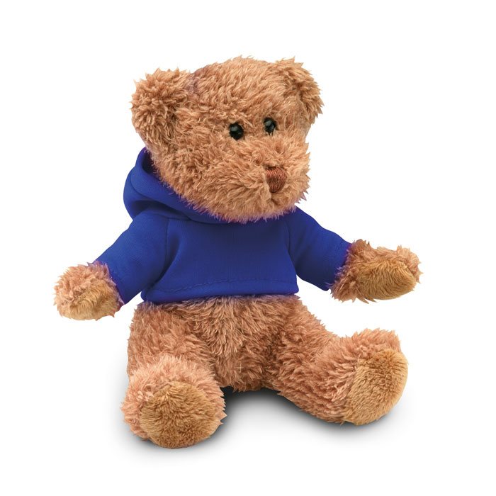 JOHNNY Teddy bear Teddy bear plus with hoodie with logo |Magnus Business Gifts