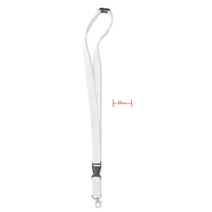 Lanyard with metal hook 20 mm