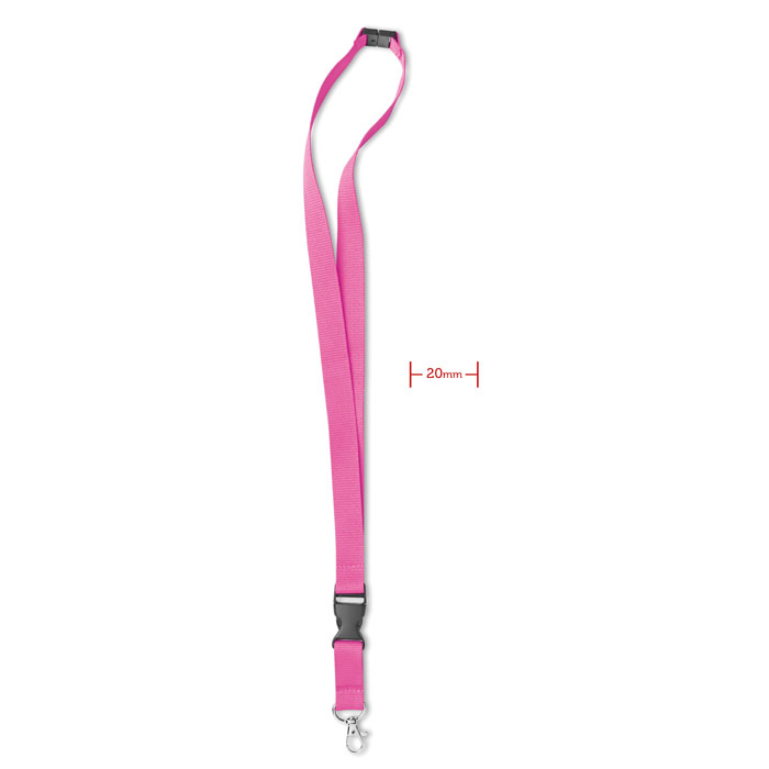 Lanyard with metal hook 20 mm