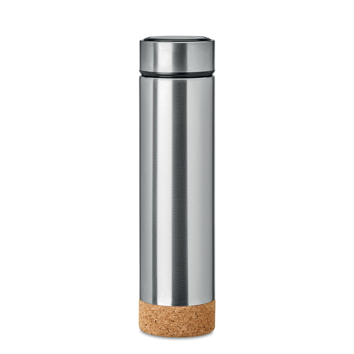 Dubbelwandige fles kurk 450 ml