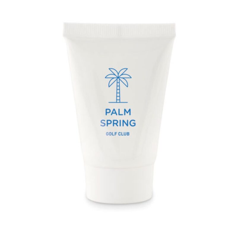 Beach gadget with logo sunscreen SUNCARE TUBE