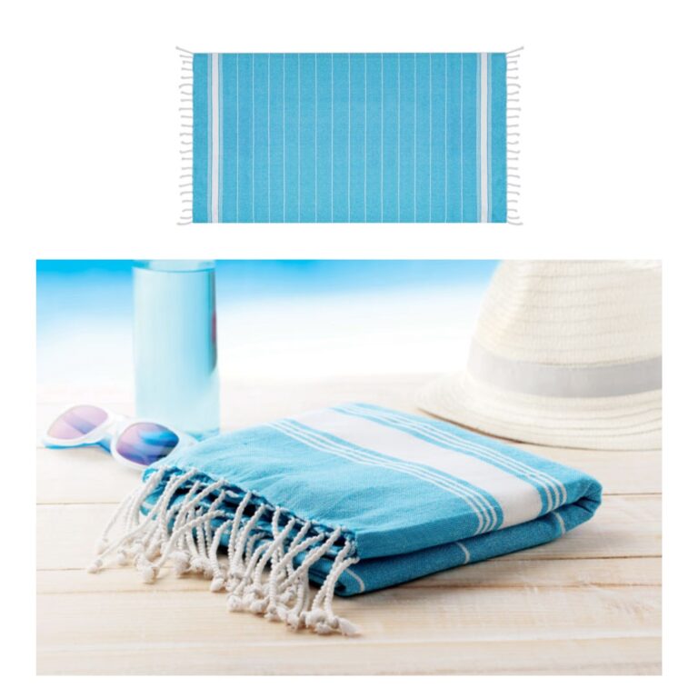 Beach gadget with logo towel MALIBU