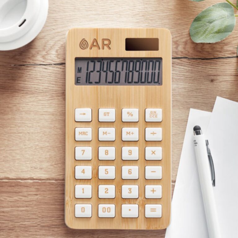 Gadget with logo Calculator 12 digit CALCUBIM