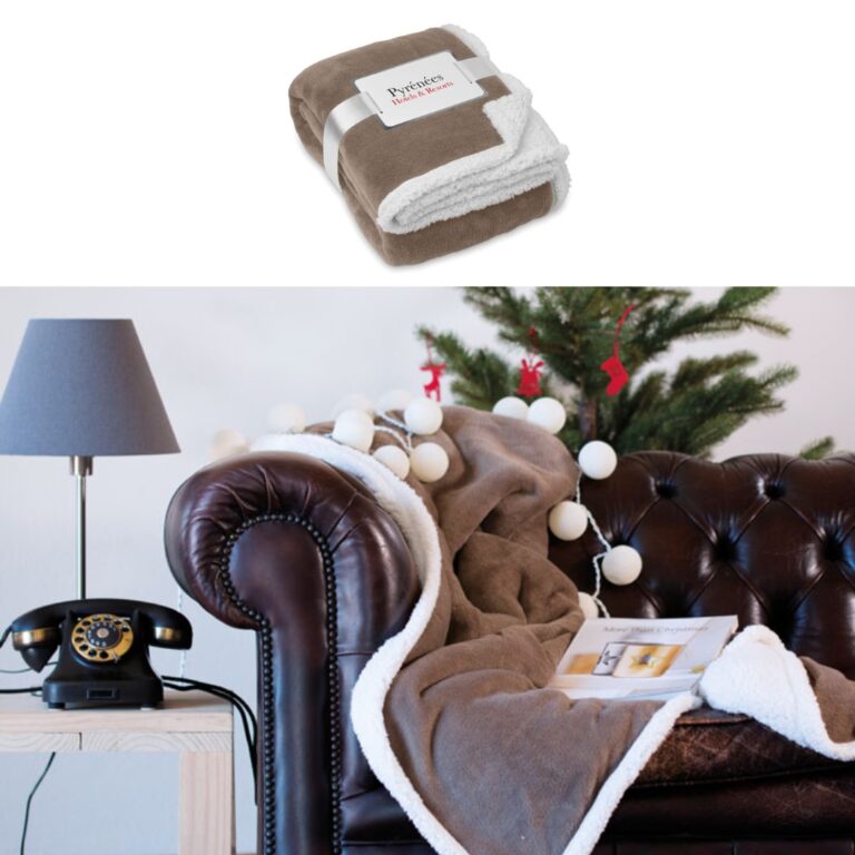 Gadget with logo Fleece Plaid ZERMATT
