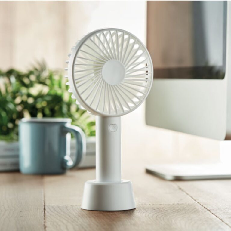 Gadget with logo USB desk fan DINI