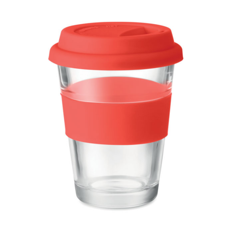 Tumbler with logo in glass ASTOGLASS