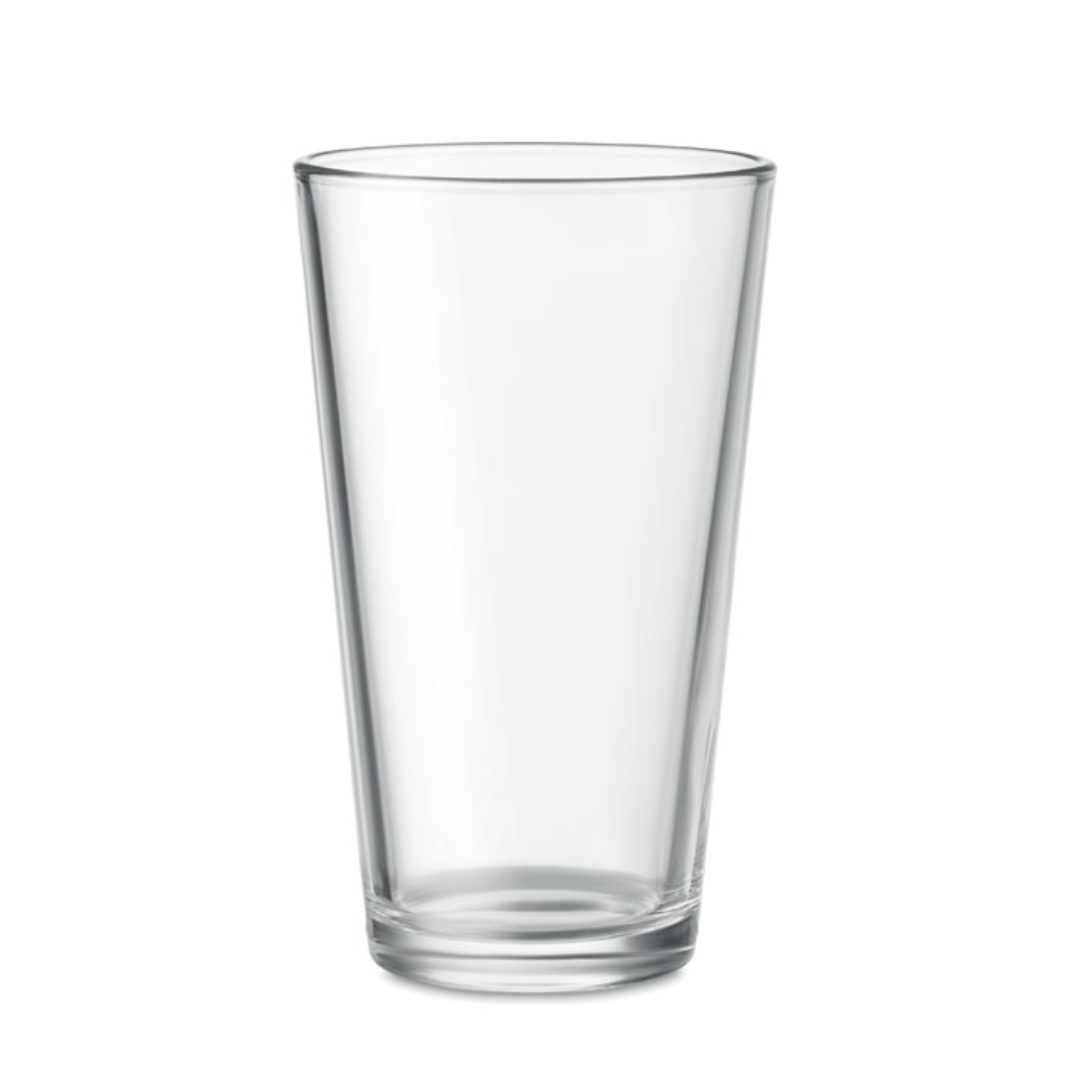 Gadget with logo Conic glass Rongo Re-usable Conic glass. Capacity: 300 ml. A simple everyday glass that can be used for a variety of drinks. Use reusable glasses instead of throwaway cups to create a more sustainable environment. Available color: Transparent Dimensions: Ø8X12,4 CM Height: 12.4 cm Diameter: 8 cm Volume: 1.042 cdm3 Gross Weight: 0.285 kg Net Weight: 0.247 kg Magnus Business Gifts is your partner for merchandising, gadgets or unique business gifts since 1967. Certified with Ecovadis gold!