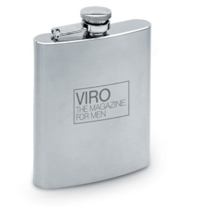 Whisky accessoire with logo SLIMMY FLASK Slim hip flask. Satin finish. Single layer. 175 ml capacity. Available color: Matt Silver Dimensions: 12X9X2CM Width: 9 cm Length: 12 cm Height: 2 cm Volume: 0.499 cdm3 Gross Weight: 0.12 kg Net Weight: 0.105 kg Magnus Business Gifts is your partner for merchandising, gadgets or unique business gifts since 1967. Certified with Ecovadis gold!