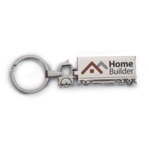 Gadget with logo Key ring TRUCKY Truck shaped metal key ring with logo. Individually packed in a carton gift box. Available color: Silver Dimensions: 10,5X2,8X0,4 CM Width: 2.8 cm Length: 10.5 cm Height: 0.4 cm Volume: 0.12 cdm3 Gross Weight: 0.051 kg Net Weight: 0.043 kg Magnus Business Gifts is your partner for merchandising, gadgets or unique business gifts since 1967. Certified with Ecovadis gold!