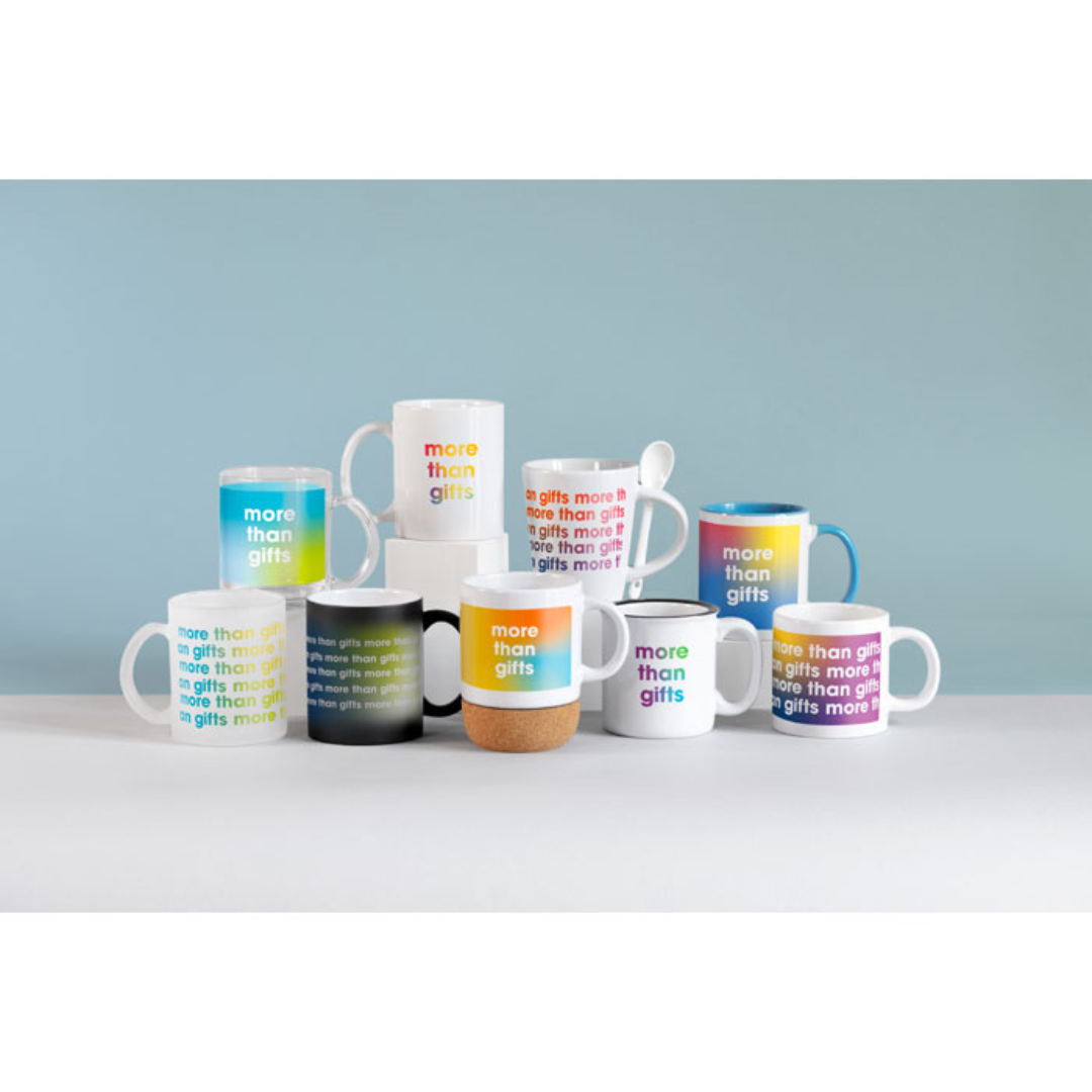 Mug with logo SUBLIMGLOSS Gloss glass mug of 300 ml capacity with special coating for sublimation. Available color: Transparent Dimensions: Ø8X9,5 CM Height: 9.5 cm Diameter: 8 cm Volume: 1.265 cdm3 Gross Weight: 0.369 kg Net Weight: 0.327 kg Magnus Business Gifts is your partner for merchandising, gadgets or unique business gifts since 1967. Certified with Ecovadis gold!