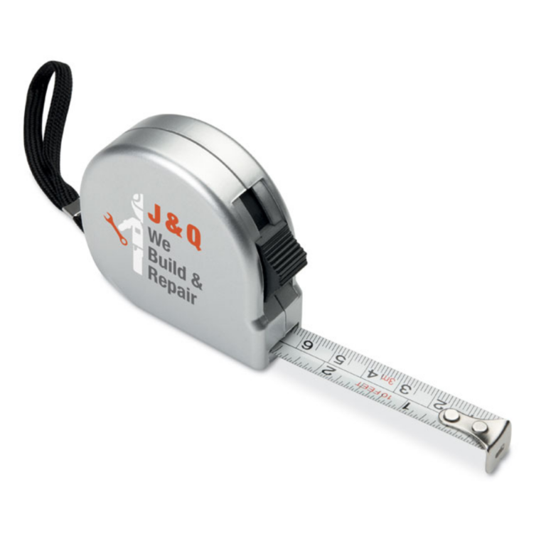Gadget with logo Measuring tape MELO