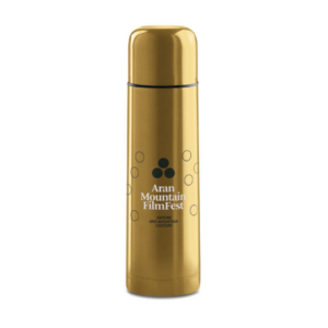 Water bottle with logo CHAN Double wall stainless steel insulating vacuum water bottle with logo. Capacity: 500 ml. Leak free. This insulating flask will keep your favourite drink hot for an extended period of time. Bring this bottle with you and enjoy some coffee or tea on the road. Available color: Matt Gold, Red, Fuchsia, Orange, Black, Lime, Turquoise, Blue, White, Matt Silver, Titanium Dimensions: Ø6,5X24 CM Height: 24 cm Diameter: 6.5 cm Volume: 1.673 cdm3 Gross Weight: 0.358 kg Net Weight: 0.285 kg Magnus Business Gifts is your partner for merchandising, gadgets or unique business gifts since 1967. Certified with Ecovadis gold!