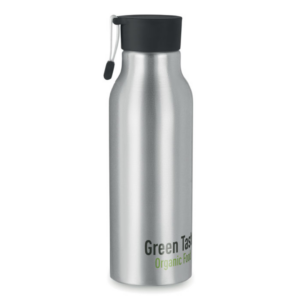 Water bottle with logo MADISON Single wall aluminium bottle with PP lid and silicone strap. Capacity: 500 ml. Available color: Black, Royal Blue Dimensions: Ø6,5X20 CM Height: 20 cm Diameter: 6.5 cm Volume: 1.271 cdm3 Gross Weight: 0.103 kg Net Weight: 0.081 kg Magnus Business Gifts is your partner for merchandising, gadgets or unique business gifts since 1967. Certified with Ecovadis gold!