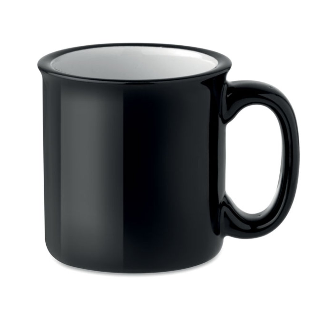 Mug with logo TWEENIES Ceramic vintage style mug. Capacity: 240 ml. A simple mug with vintage design for your favourite morning coffee or tea. Available color: Dark Navy, Red, Grey, Royal Blue, Blue, White, Black Dimensions: Ø8,5X8,5 CM Height: 8.5 cm Diameter: 8.5 cm Volume: 1.148 cdm3 Gross Weight: 0.361 kg Net Weight: 0.329 kg Magnus Business Gifts is your partner for merchandising, gadgets or unique business gifts since 1967. Certified with Ecovadis gold!