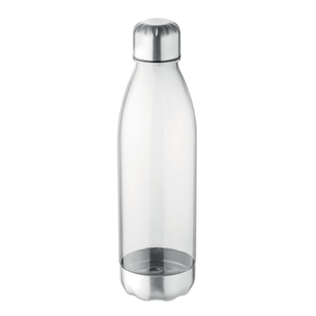 Water bottle with logo ASPEN Drinking bottle in Tritan™ which is BPA free with stainless steel lid and bottom. Capacity: 600 ml. Not suitable for carbonated drinks. Leak free. Available color: Transparent Lime, Transparent, Transparent Red, Transparent Blue, Transparent Grey Dimensions: Ø6X25CMHeight: 25 cmDiameter: 6 cmVolume: 1.704 cdm3Gross Weight: 0.138 kgNet Weight: 0.111 kg Magnus Business Gifts is your partner for merchandising, gadgets or unique business gifts since 1967. Certified with Ecovadis gold!