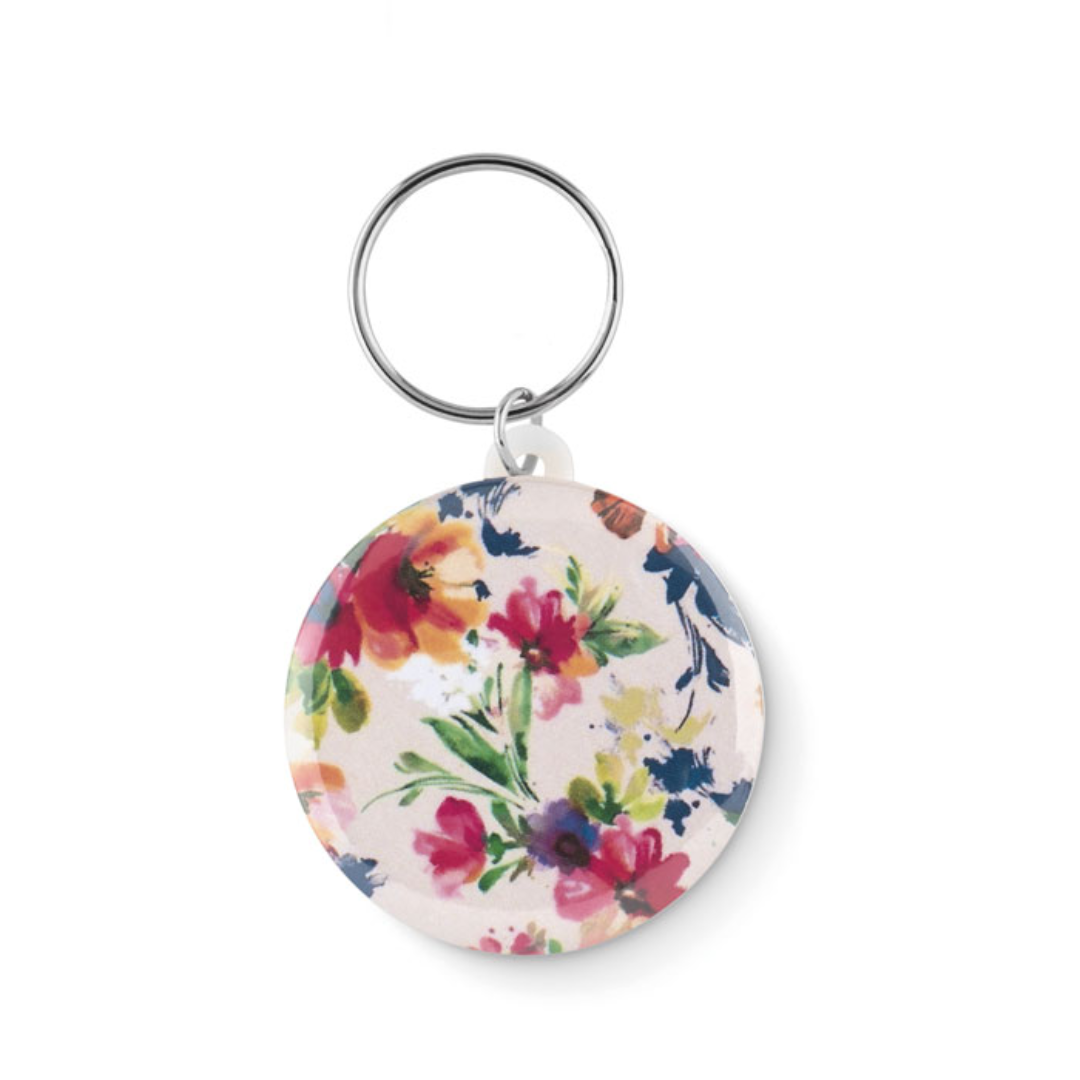 Gadget with logo Key ring PIN KEY Key ring pin button with paper inlay. Ø4,4 CM. Minimum order quantity 25pieces. For unprinted orders the item comes unassembled. Available color: White Dimensions: Ø4,4 CM Diameter: 4.4 cm Volume: 0.031 cdm3 Gross Weight: 0.011 kg Net Weight: 0.01 kg Magnus Business Gifts is your partner for merchandising, gadgets or unique business gifts since 1967. Certified with Ecovadis gold!