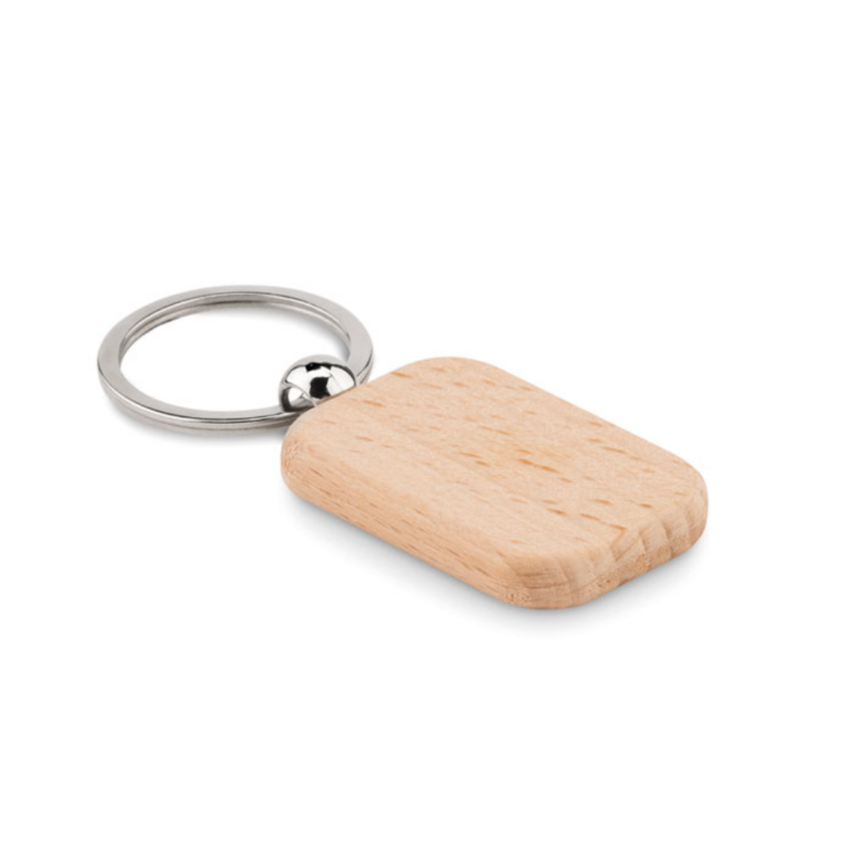 Gadget with logo Key ring POTY WOOD