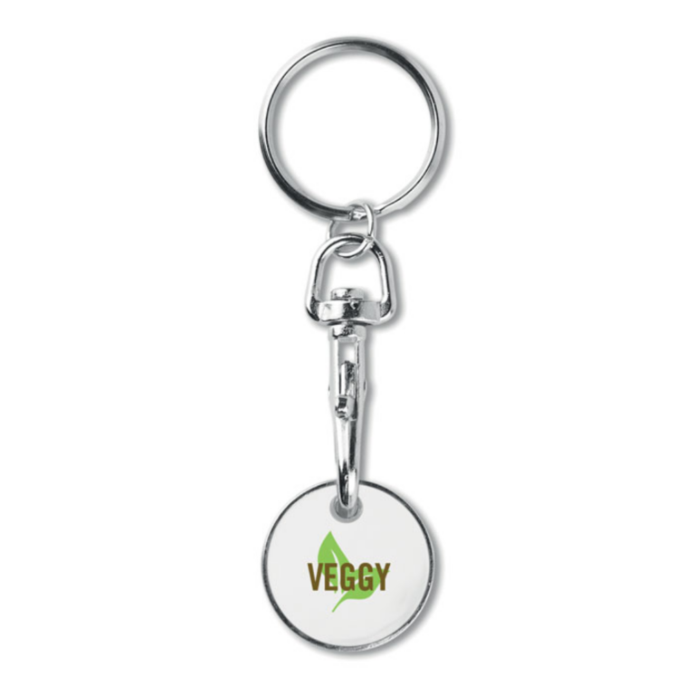 Gadget with logo Key ring TOKENRING