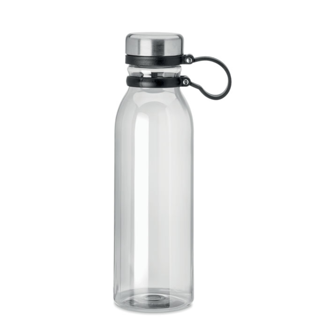 Water bottle with logo ICELAND RPET Drinking bottle in RPET with lid in stainless steel and TPR grip makingit easy to carry. BPA free. Not suitablefor carbonated drinks. Capacity: 780 ml. Leak free. Available color: Royal Blue, Transparent Red, Transparent Orange, Transparent Lime, Transparent Light Blue, Transparent, Transparent Grey Dimensions: Ø7X24.5CMHeight: 24.5 cmDiameter: 7 cmVolume: 1.728 cdm3Gross Weight: 0.158 kgNet Weight: 0.125 kg Magnus Business Gifts is your partner for merchandising, gadgets or unique business gifts since 1967. Certified with Ecovadis gold!