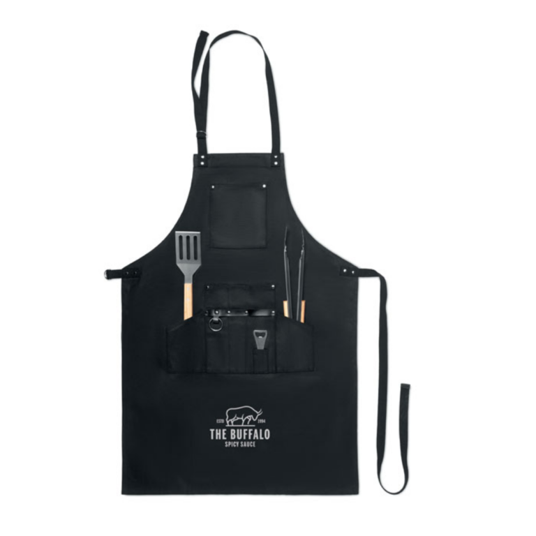 Gadget with logo Apron set SOUS CHEF