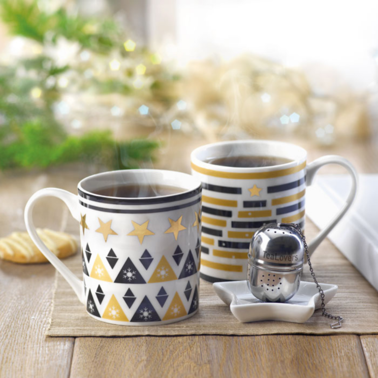 Christmas gadget with logo ceramic mug set UNIQUE