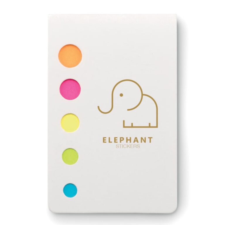 Sticky notes with logo MEMOSTICKY
