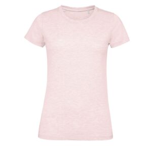T-shirt with logo REGENT FIT women Women's T-shirt with logo single jersey in a wide range of colors. Taped neck seam, elastic rib collar, fitted cut with side seam. No-Label. OEKO-TEX. Fabric details: 100% semi-combed ring-kissed cotton. Depending on the surface we can use embroidery, engraving, 360° imprint or screen print.
