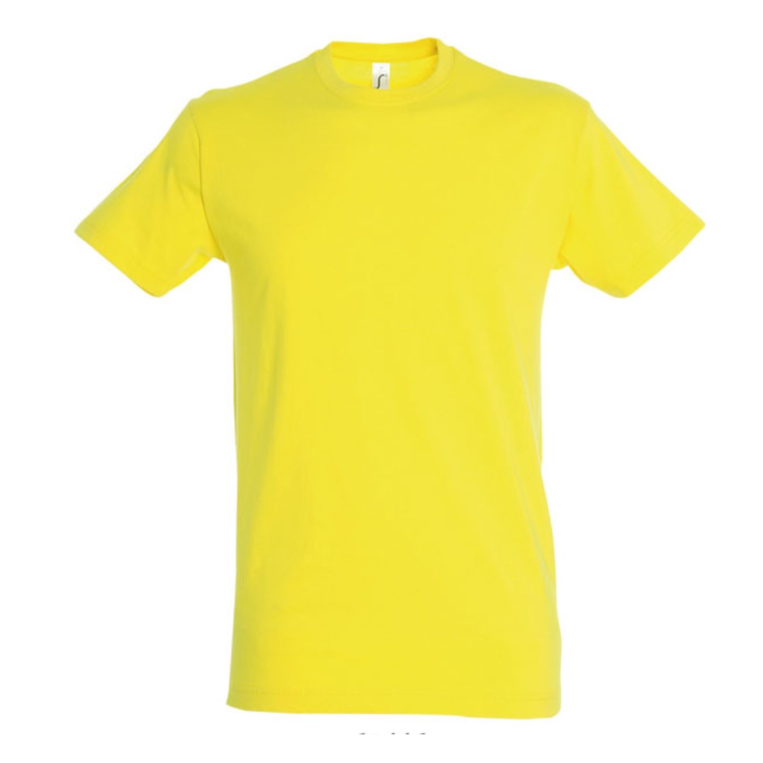 T-shirt with logo REGENT Unisex Quality t-shirt with logo wide range of colors. OEKO-TEX. The renowned quality makes it the reference product on the European market, it is also available in children's style. Reinforced taped neck seam, collar with elastane, tubular knit. Fabric details: 150g/m2 single jersey, 100% semi-combed ring spun cotton. Depending on the surface we can use embroidery, engraving, 360° imprint or screen print.