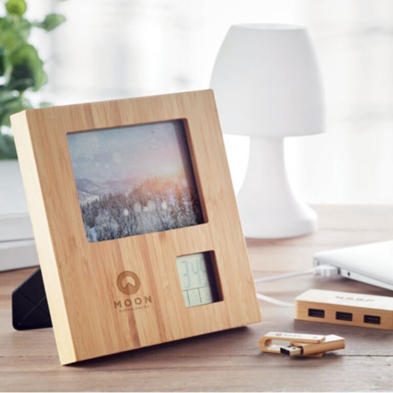 Gadget with logo Photo frame weather station ZENFRAME