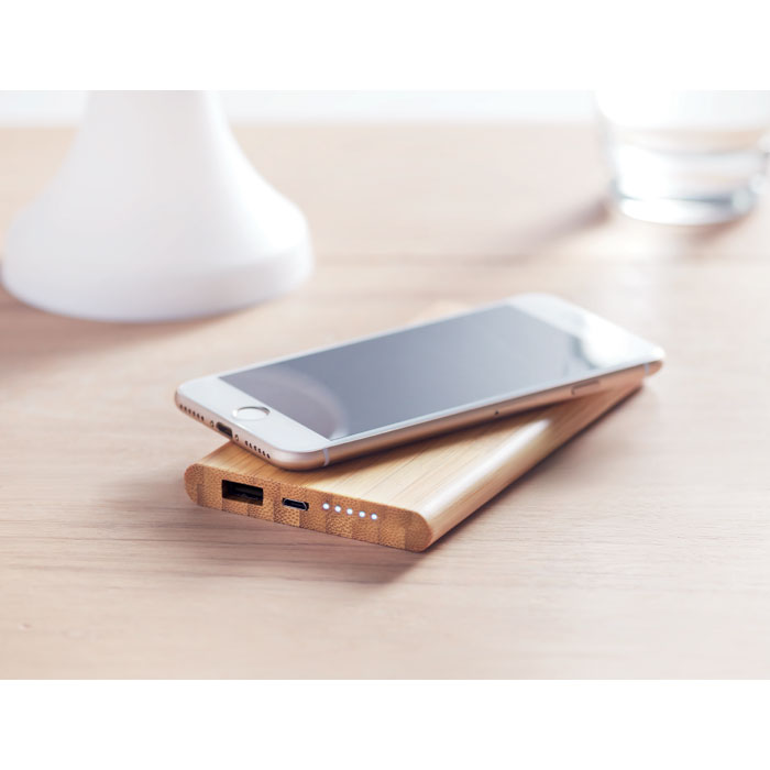 Powerbank with logo wireless ARENA - Image 4