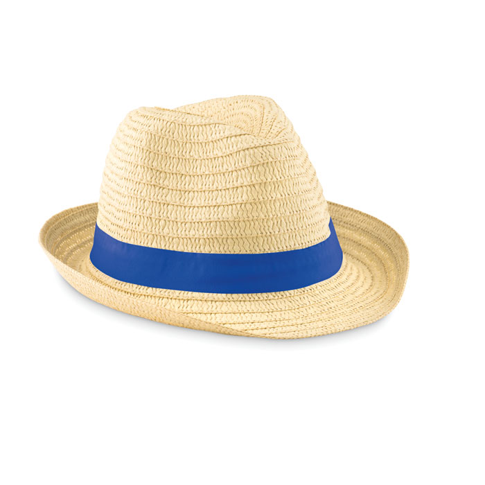 Paper straw hat Boogie with logo |Magnus Business Gifts - Image 9