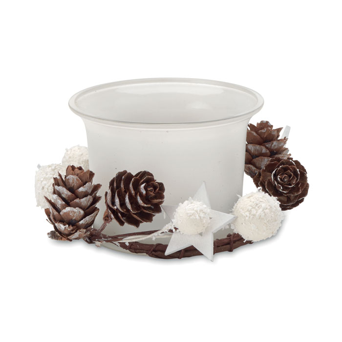 Christmas gadget with logo Glass candle BOUGIE – Image 5
