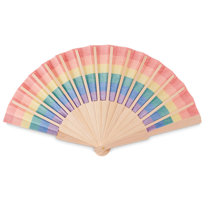 Gadget with logo hand fan BOWFAN - Image 2