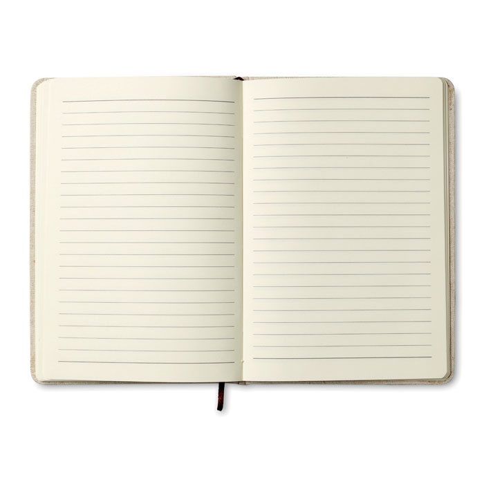 Notebook with logo A5 CANVAS - Image 2