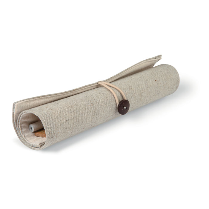 Pen set with logo ECOSET - Image 2