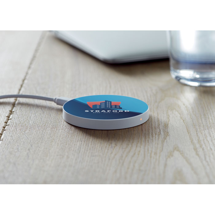 Wireless charger with logo FLAKE - Image 2