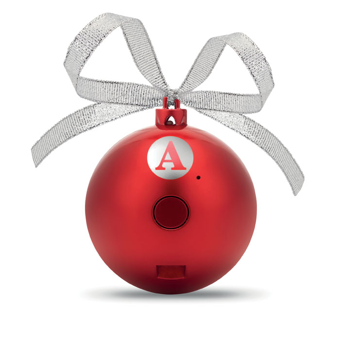 Christmas gadget with logo Speaker JINGLE BALL - Image 3