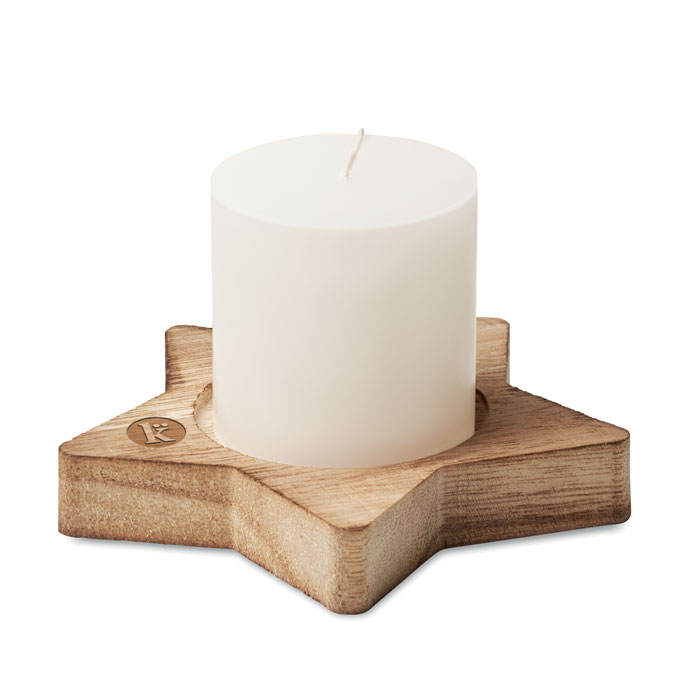 Gadget star shaped wooden candle LOTUS - Image 2