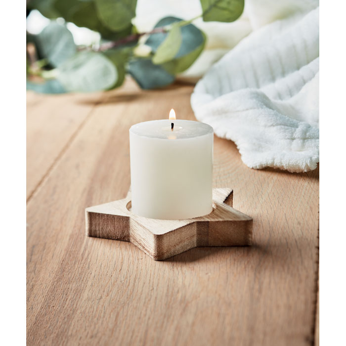 Gadget star shaped wooden candle LOTUS - Image 3
