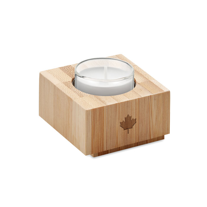 Gadget with logo tealight holder LUXOR - Image 3