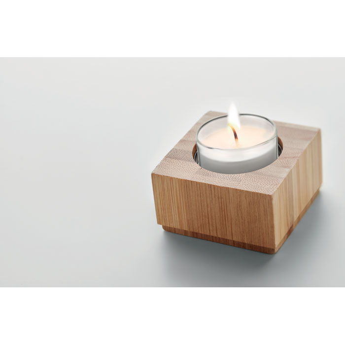 Gadget with logo tealight holder LUXOR - Image 5