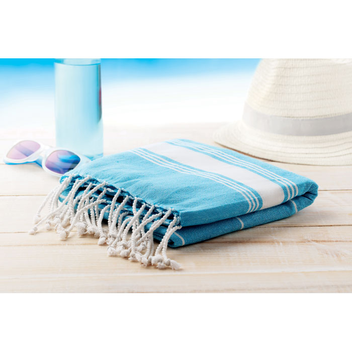 Beach gadget with logo towel MALIBU - Image 12