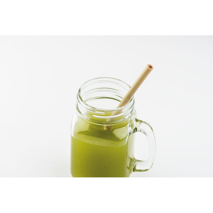 Gadget with logo Straw set NATURAL STRAW – Image 3