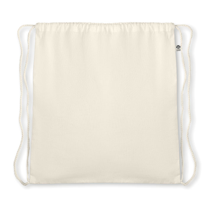 Drawstring bag with logo ORGANIC HUNDRED – Image 3