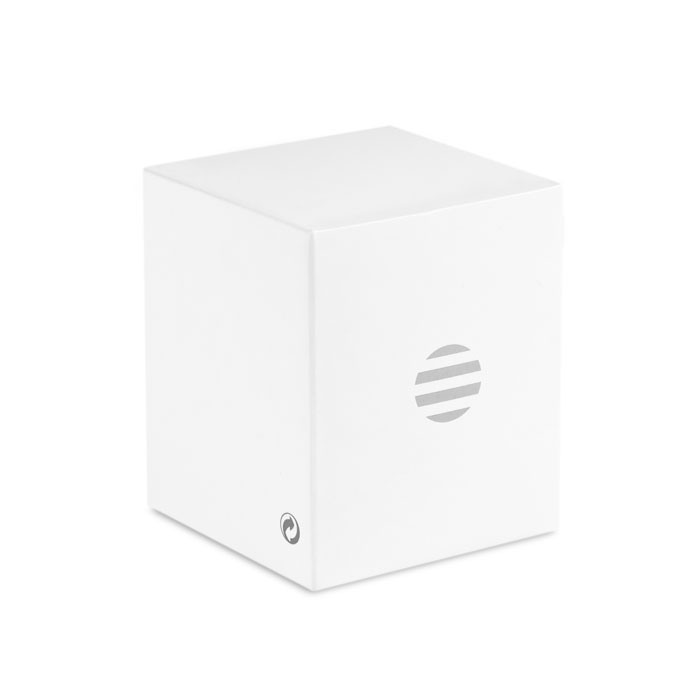 Audio gadget with logo Bluetooth speaker Round Bamboo - Image 10